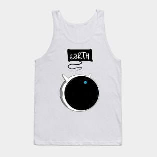 Space Earth Tank Top